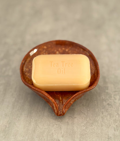 Soap holder - red maple leaf