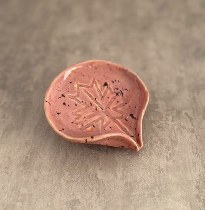 Soap holder- purple maple leaf