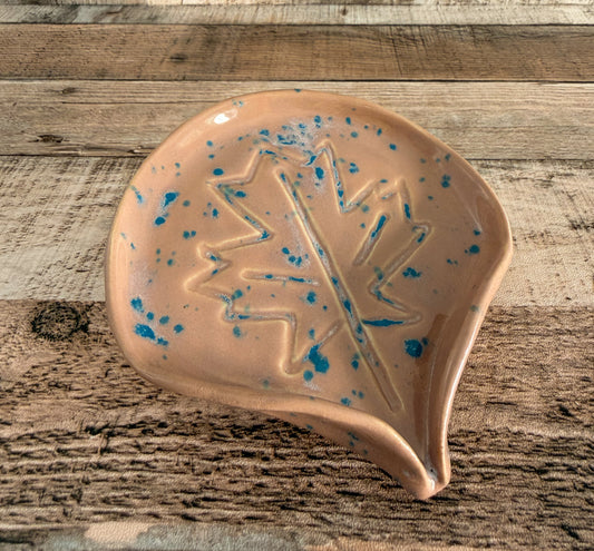 Soap holder- purple maple leaf