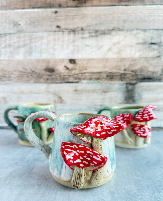 3D mushroom mug 3